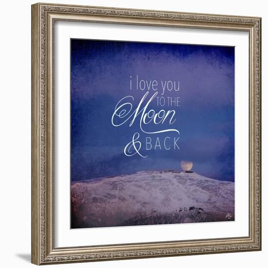 I Love you to the Moon-Kimberly Glover-Framed Giclee Print