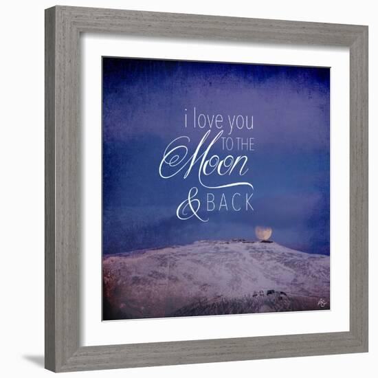 I Love you to the Moon-Kimberly Glover-Framed Giclee Print