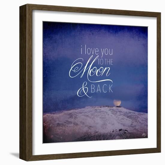 I Love you to the Moon-Kimberly Glover-Framed Giclee Print