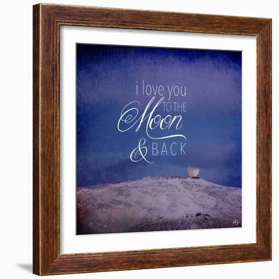 I Love you to the Moon-Kimberly Glover-Framed Giclee Print