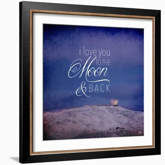 I Love you to the Moon-Kimberly Glover-Framed Giclee Print