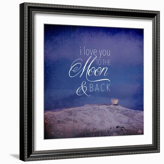 I Love you to the Moon-Kimberly Glover-Framed Giclee Print