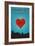I Love You Wilmington, North Carolina-Lantern Press-Framed Art Print