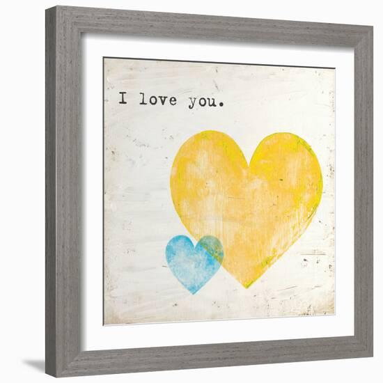 I Love You-Mimi Marie-Framed Art Print