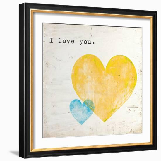 I Love You-Mimi Marie-Framed Art Print