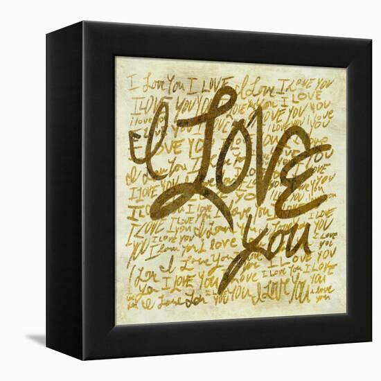 I love you-PI Studio-Framed Stretched Canvas