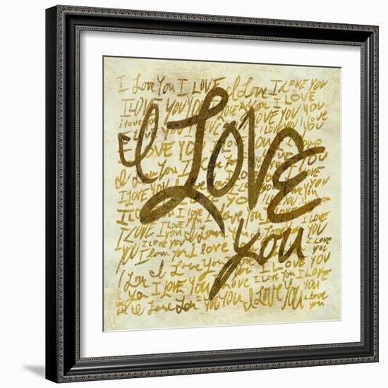 I love you-PI Studio-Framed Art Print