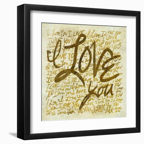 I love you-PI Studio-Framed Art Print