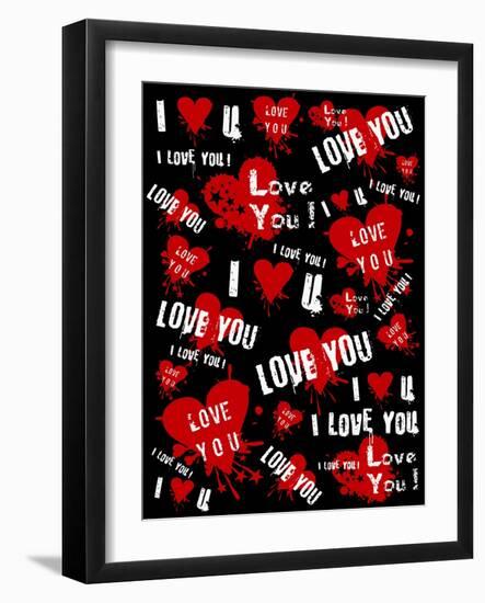 I Love You-Roseanne Jones-Framed Giclee Print