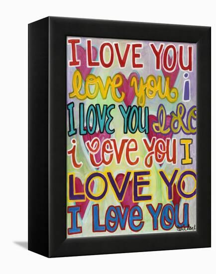 I Love You-Carla Bank-Framed Premier Image Canvas