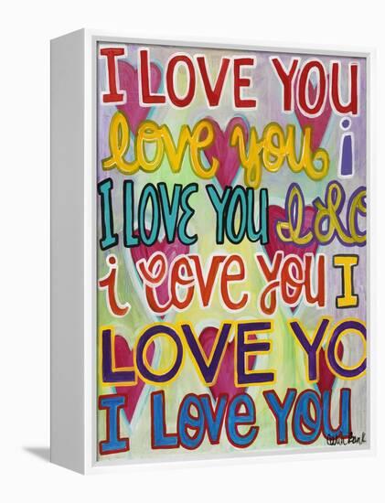 I Love You-Carla Bank-Framed Premier Image Canvas