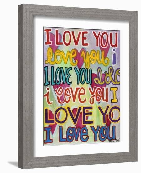 I Love You-Carla Bank-Framed Giclee Print