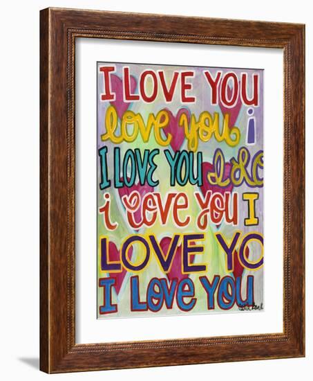 I Love You-Carla Bank-Framed Giclee Print