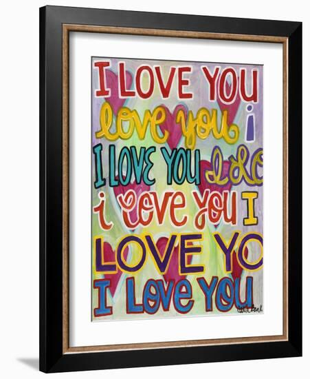 I Love You-Carla Bank-Framed Giclee Print