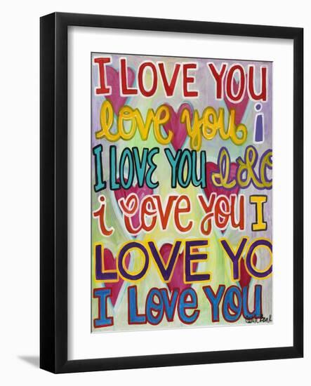 I Love You-Carla Bank-Framed Giclee Print