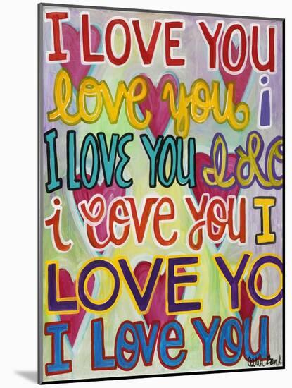 I Love You-Carla Bank-Mounted Giclee Print