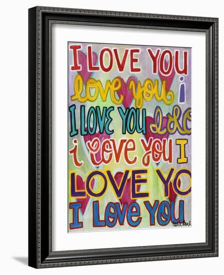 I Love You-Carla Bank-Framed Giclee Print