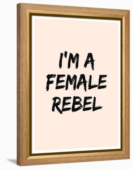 I'm A Female Rebel-null-Framed Stretched Canvas