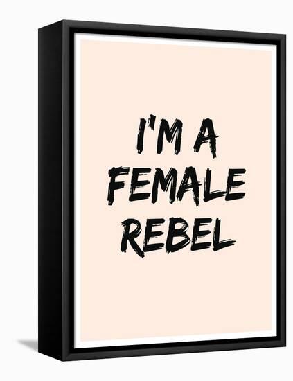 I'm A Female Rebel-null-Framed Stretched Canvas