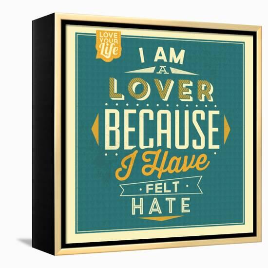 I'm a Lover-Lorand Okos-Framed Stretched Canvas