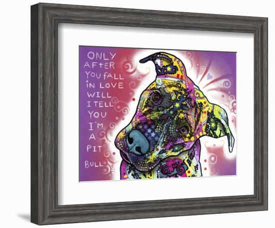 I’m a Pit Bull-Dean Russo-Framed Giclee Print