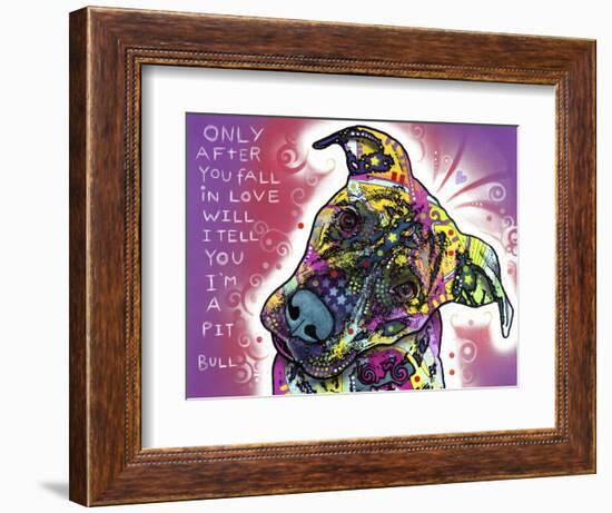 I’m a Pit Bull-Dean Russo-Framed Giclee Print