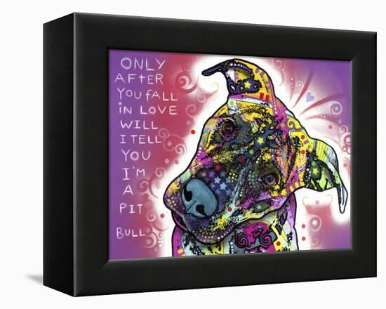 I’m a Pit Bull-Dean Russo-Framed Premier Image Canvas