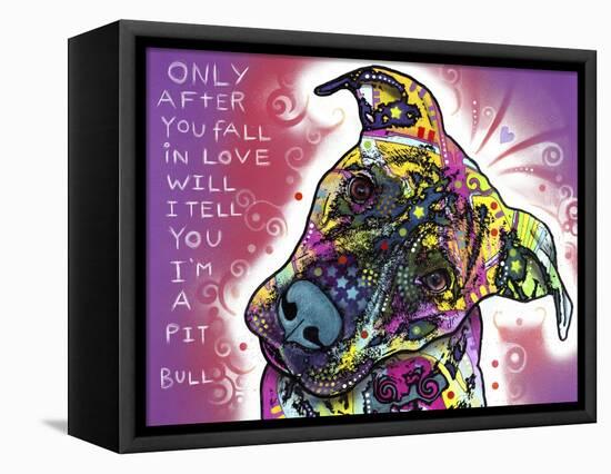 I’m a Pit Bull-Dean Russo-Framed Premier Image Canvas