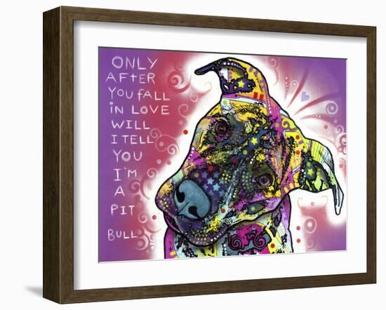 I’m a Pit Bull-Dean Russo-Framed Giclee Print