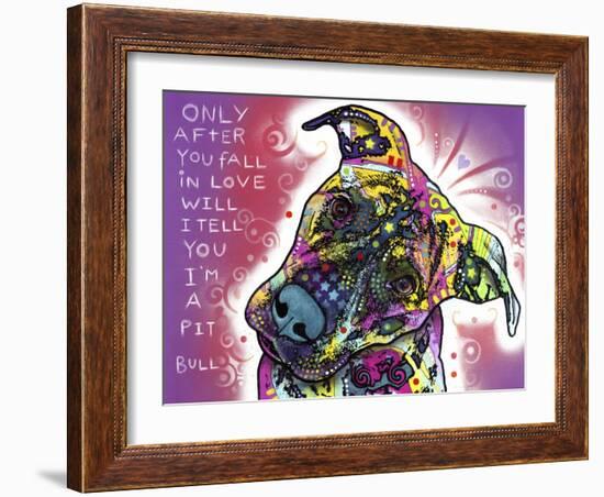 I’m a Pit Bull-Dean Russo-Framed Giclee Print