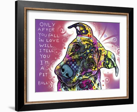 I’m a Pit Bull-Dean Russo-Framed Giclee Print