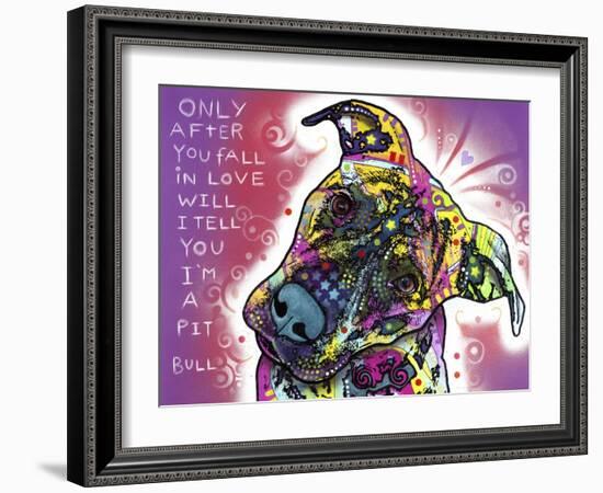 I’m a Pit Bull-Dean Russo-Framed Giclee Print