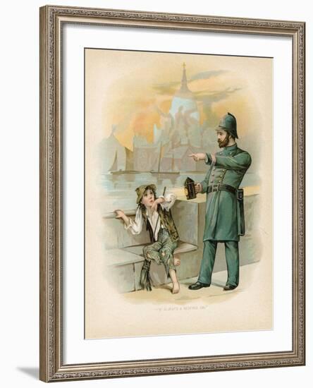 I'm Always a Moving On, Jo in Bleak House-null-Framed Giclee Print