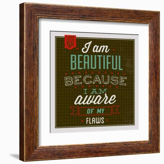 I'm Beautiful 1-Lorand Okos-Framed Art Print