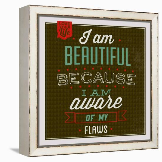 I'm Beautiful 1-Lorand Okos-Framed Stretched Canvas