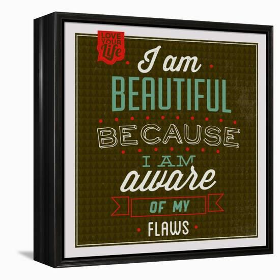 I'm Beautiful 1-Lorand Okos-Framed Stretched Canvas