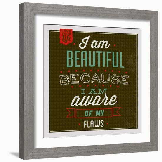 I'm Beautiful 1-Lorand Okos-Framed Art Print