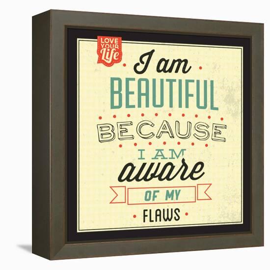 I'm Beautiful-Lorand Okos-Framed Stretched Canvas