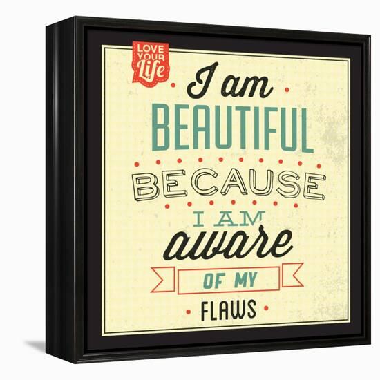 I'm Beautiful-Lorand Okos-Framed Stretched Canvas