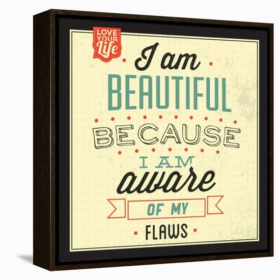 I'm Beautiful-Lorand Okos-Framed Stretched Canvas