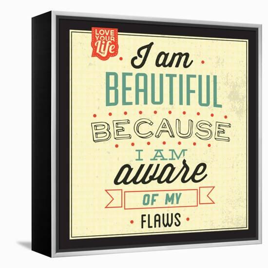 I'm Beautiful-Lorand Okos-Framed Stretched Canvas