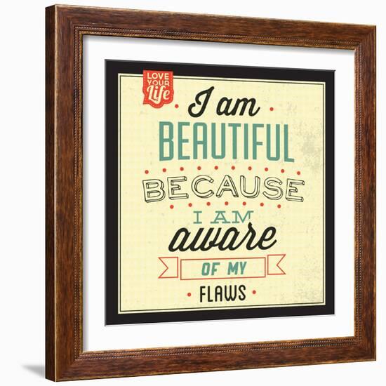 I'm Beautiful-Lorand Okos-Framed Art Print