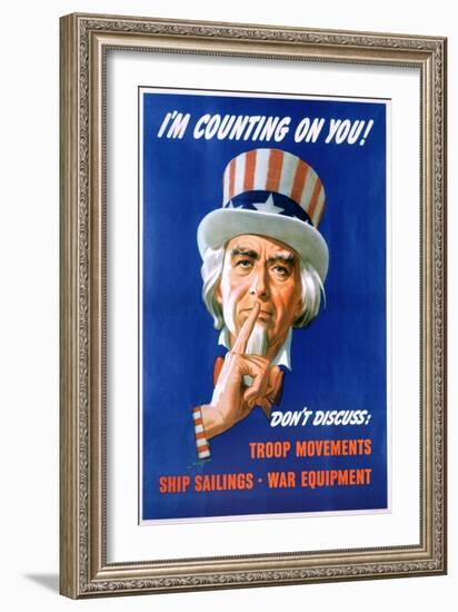 I'M Counting on You! Poster-Leon Helguera-Framed Giclee Print