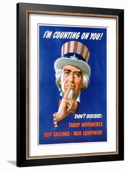 I'M Counting on You! Poster-Leon Helguera-Framed Giclee Print