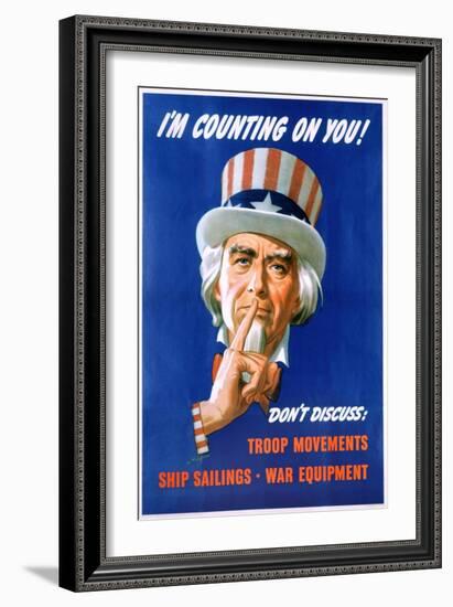 I'M Counting on You! Poster-Leon Helguera-Framed Giclee Print