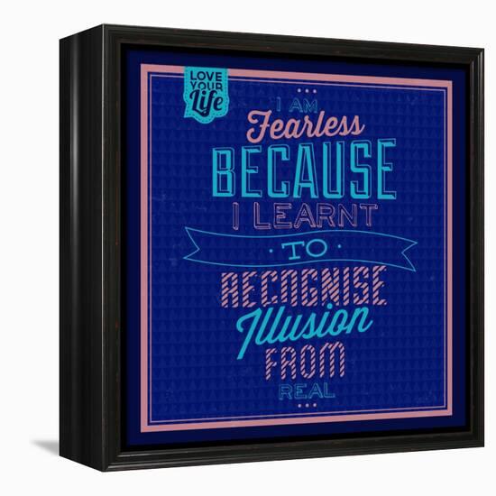 I'm Fearless 1-Lorand Okos-Framed Stretched Canvas