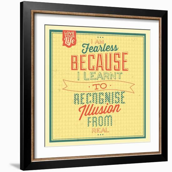 I'm Fearless-Lorand Okos-Framed Art Print