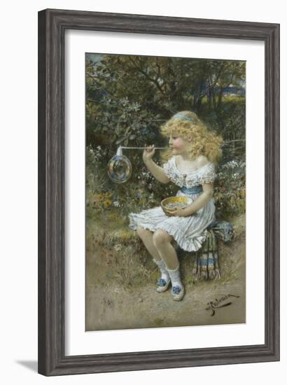 I'm Forever Blowing Bubbles-William Stephen Coleman-Framed Giclee Print