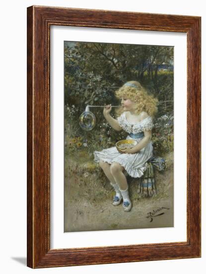 I'm Forever Blowing Bubbles-William Stephen Coleman-Framed Giclee Print