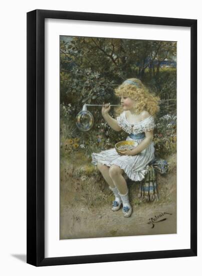 I'm Forever Blowing Bubbles-William Stephen Coleman-Framed Giclee Print